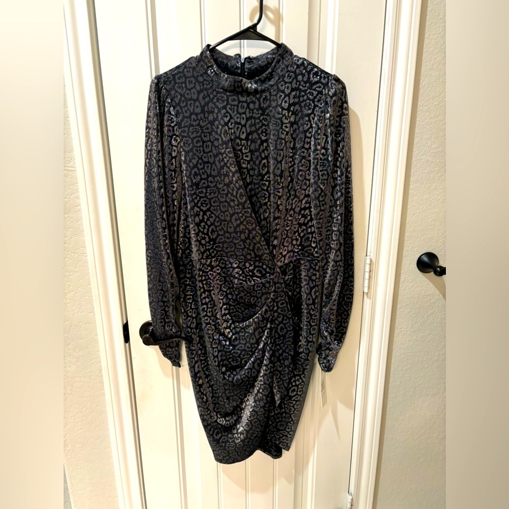 Metallic Calvin Klein dress